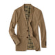 Jaket blazer kapas kotak-kotak