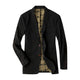 Jaket blazer kapas kotak-kotak