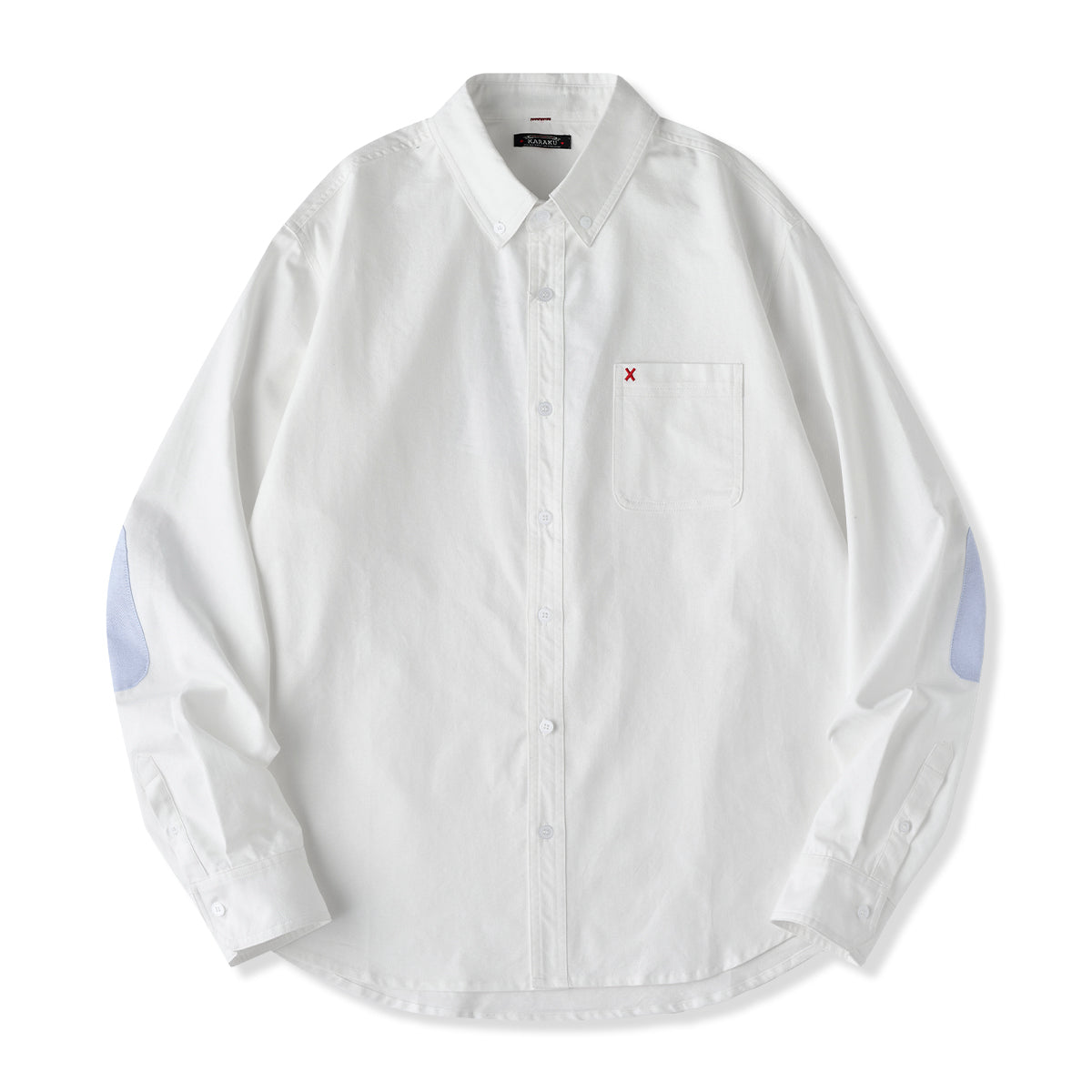 エルボーパッチ オックスフォードボタンダウンシャツ – Karakubuy