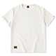 袖ターコイズ風ボタン付き　Vガゼット入りエアーレイヤードTシャツ