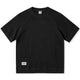 Vガゼット入り　ヘンプ×ウール混紡オーダーメイド生地半袖Tシャツ