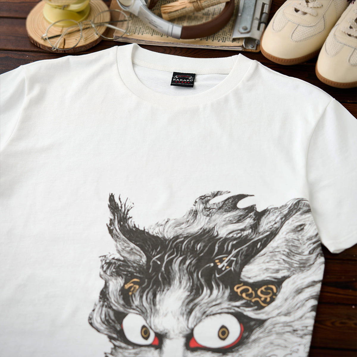 BODE 21ss 猫目ボタン　Tシャツ BODE 21ss 猫目ボタン Tシャツ 【公式通販】