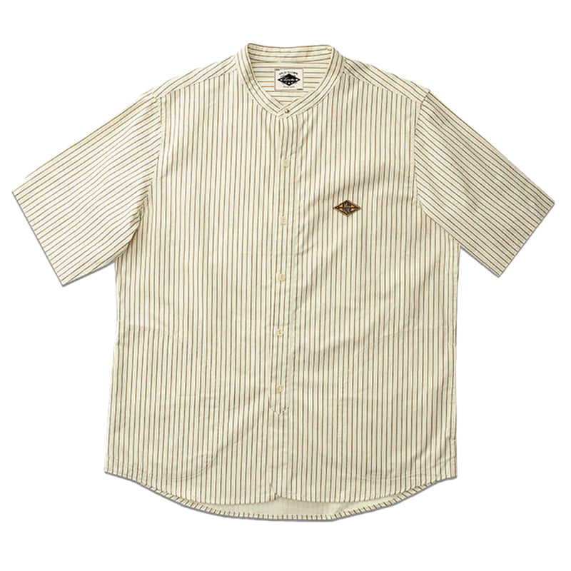 ベースボールストライプ半袖シャツ – Karakubuy