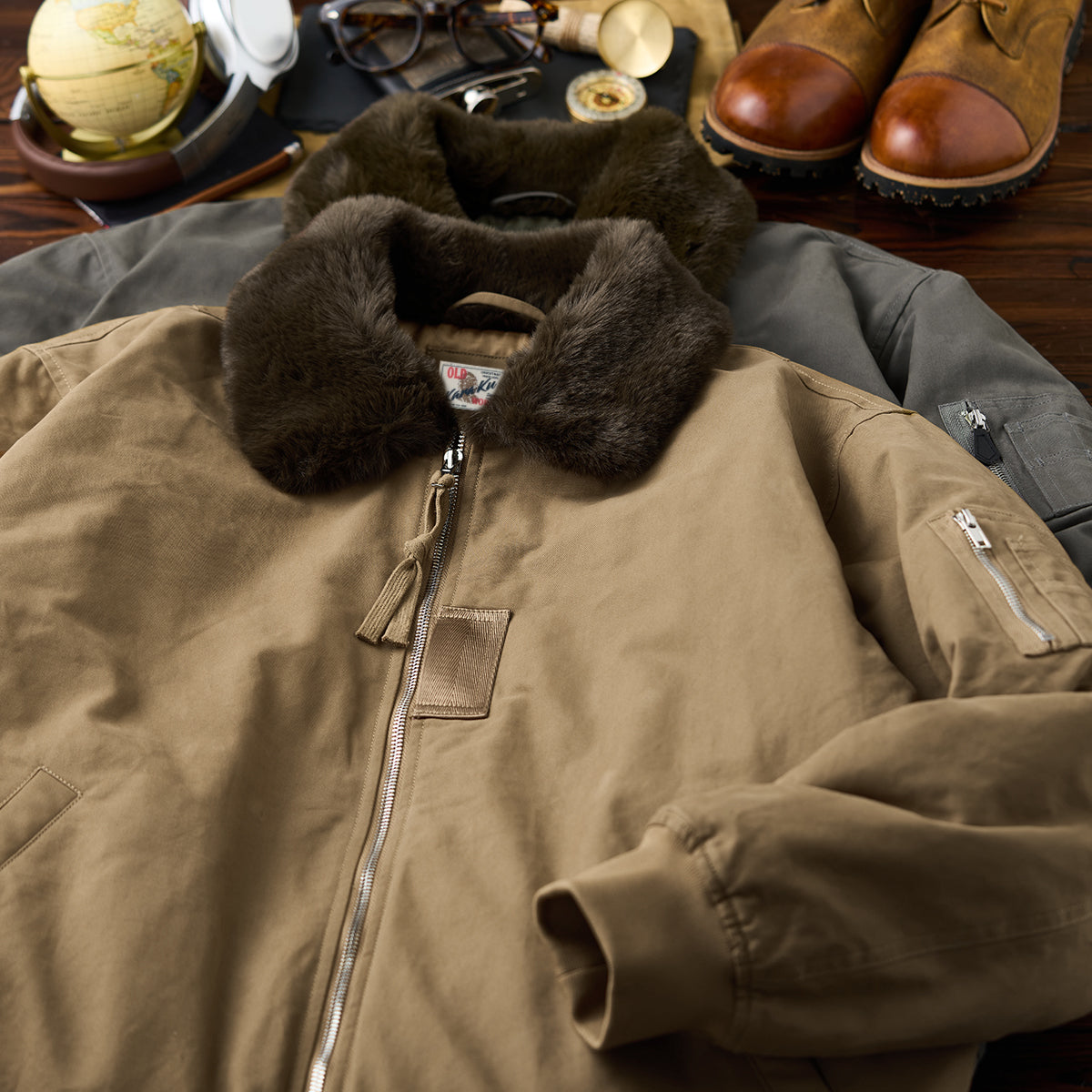 90s B-15Cタイプ裏ボアボンバージャケットMADEINENGLAND B-15中綿ボンバージャケット – Karakubuy