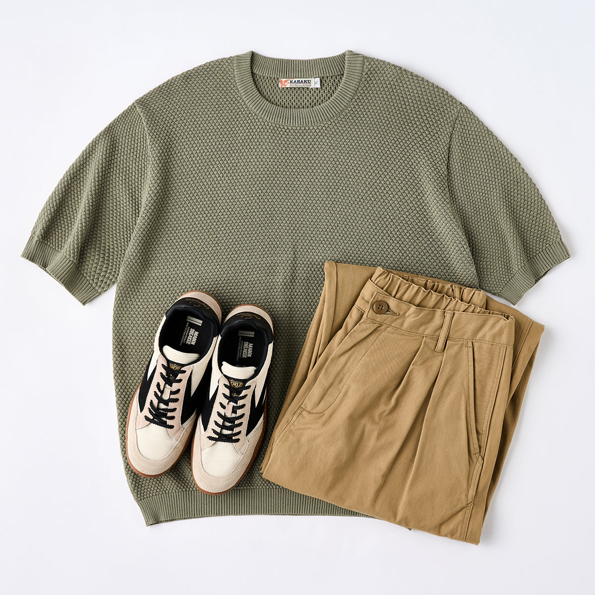 ヘビーウェイト パイナップルパイルニットTee – Karakubuy
