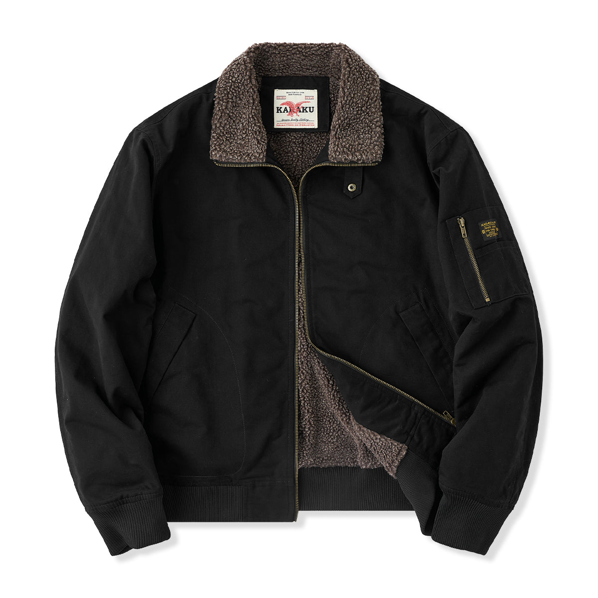 裏ボア コットンアビエイタージャケット 厚手 – Karakubuy