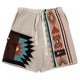 Seluar pendek intarsia corak NAVAJO