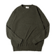 Sleeve thumbhole sweater berkait keras tertekan