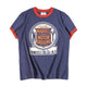 BikerStyle リブカラー切替リンガーＴシャツ