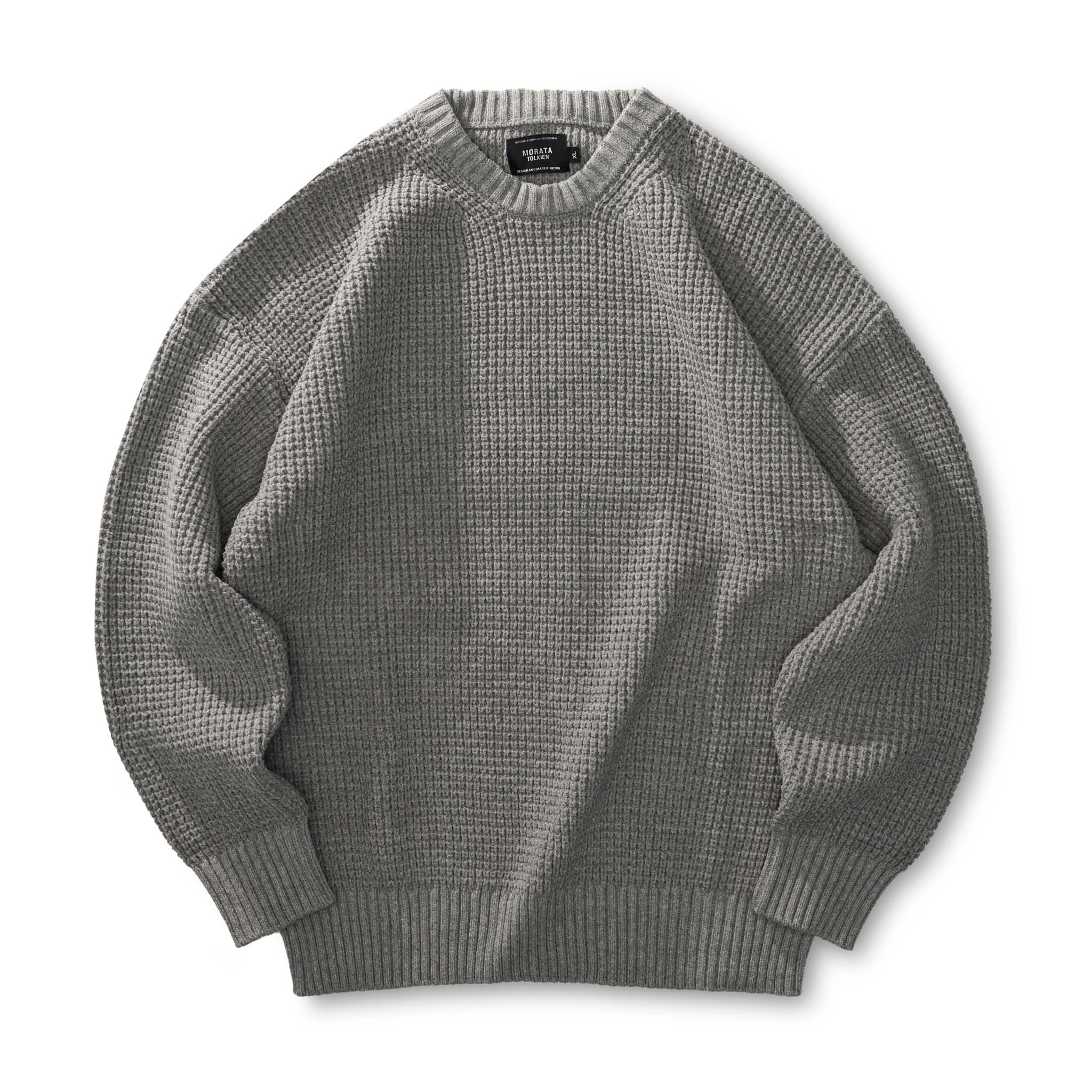 アルテア Altea 近年 美品 ワッフルニット セーター  F ■GY0950cm袖丈