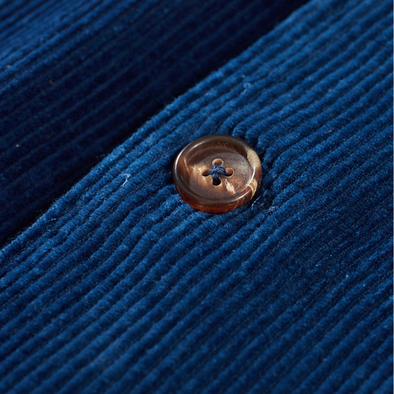 コーデュロイ 藍染ビンテージフレンチワークジャケット – Karakubuy
